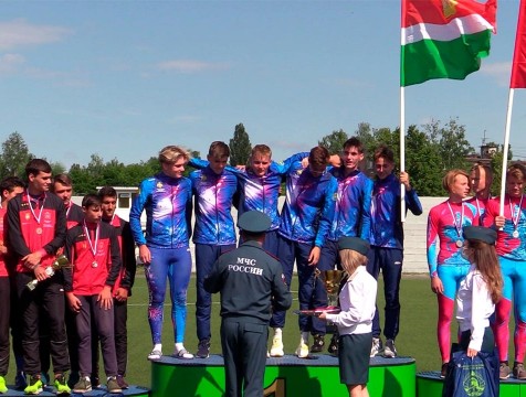 Калужане отличились на соревнованиях по пожарно-спасательному спорту среди команд ЦФО