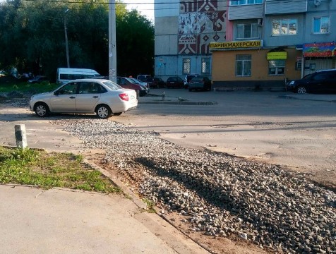 Переезд Окской ветки ликвидировали на улице Карла Либкнехта