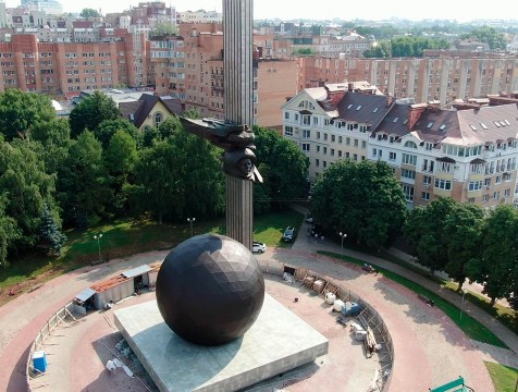 На 95% выполнена реставрация памятника 600-летию Калуги