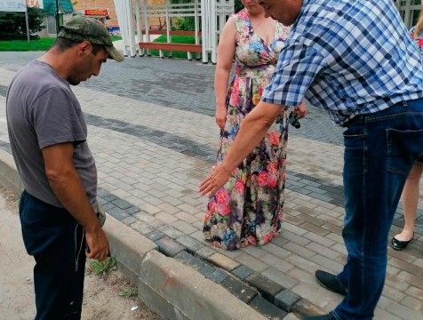 Сквер на Тайфуне не прошел повторную приемку