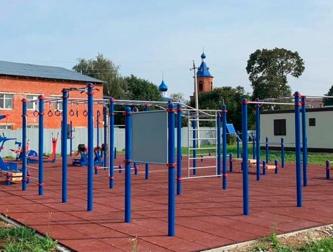 Спортивная площадка открылась в Тарусском районе