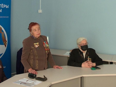 Блокадники Ленинграда рассказали юным калужанам о голоде, холоде и бомбежках