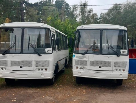 Два новых автобуса получила региональная лесопожарная служба