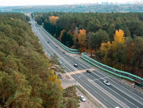 Калужский бор защитят шумозащитные экраны