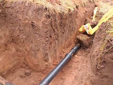 В деревни Жуковского района пришел газ