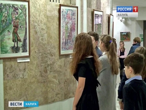 Выставка работ учащихся ДШИ открылась в Музее маршала Жукова