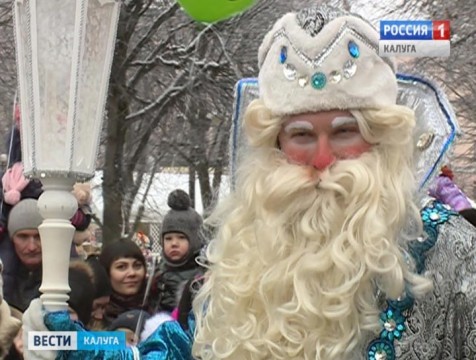 Дед Мороз лично проверил готовность Калуги к Новому году