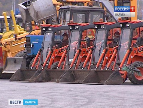 Количество коммунальной уборочной техники в Калуге увеличилось почти на 10%