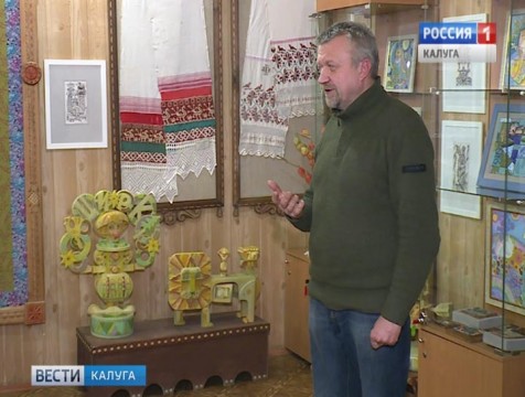 Выставка семьи художников из Тарусы открылась в калужском Доме мастеров