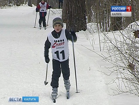 Открытое первенство города по лыжным гонкам проходит в Калуге