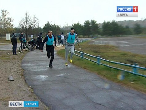 Служебно-прикладная эстафета сотрудников УМВД региона прошла в Калуге