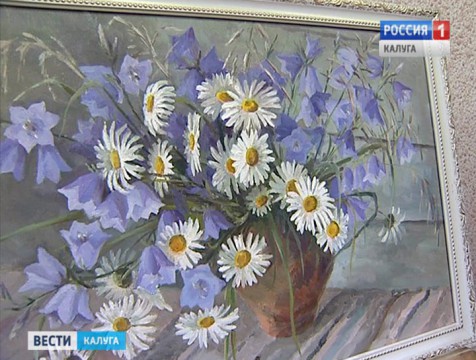Выставка картин «Цветы России» открылась в детской школе искусств №4
