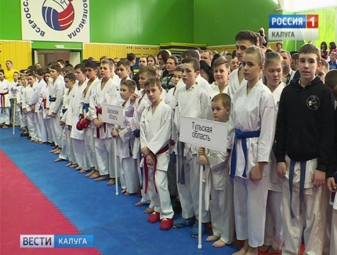 Первенство ЦФО по карате собрало более 300 спортсменов в Калуге