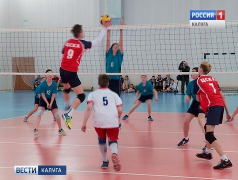 12 команд собрал этап турнира по волейболу, посвящённый памяти сотрудников МВД