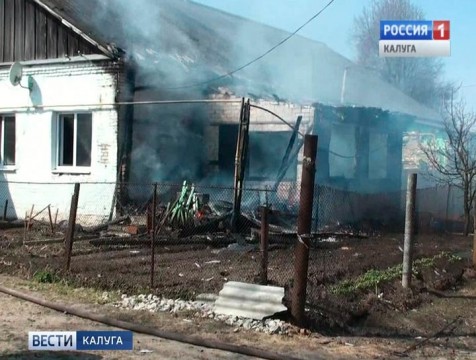 В жилом доме в Козельске взорвался газовый баллон