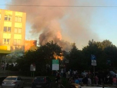 Усадьба Билибиных сгорела в Калуге