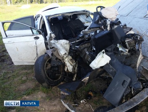 44-летний водитель не справился с управлением и влетел в фонарный столб