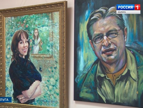 Выставка картин Раисы Арефьевой открылась в Медыни