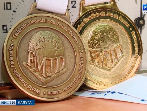 «Золото» и «бронзу» завоевал калужанин на первенстве мира по стоклеточным шашкам