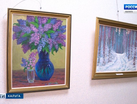 Выставка работ художника Ивана Калинина открылась в стенах ГТРК «Калуга»