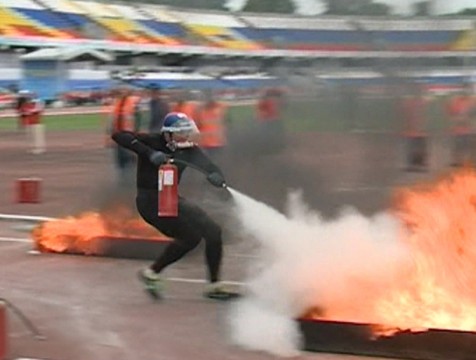 Призовые места заняли калужские спасатели на состязаниях в Рязани