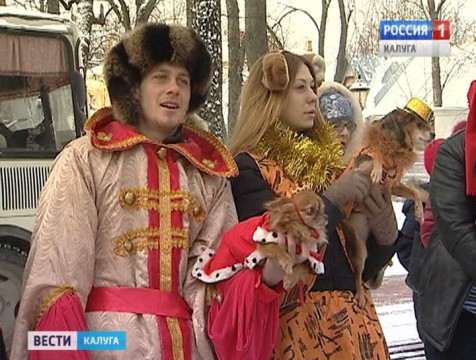 Конкурс «Новогодний маскарад» прошел в парке культуры и отдыха