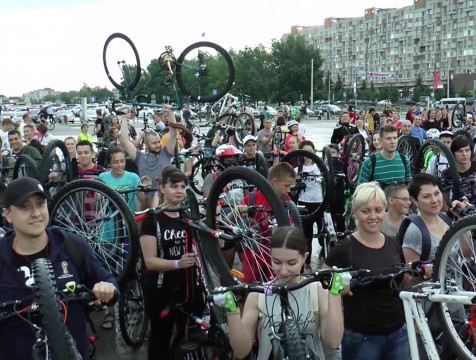 Около 1000 участников собрал обнинский «Вечерний велопробег»