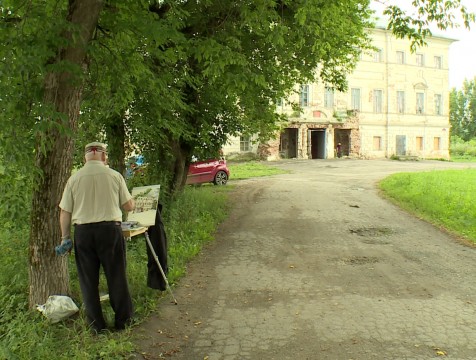 Художники пытаются спасти Дом Щепочкина от окончательного разрушения