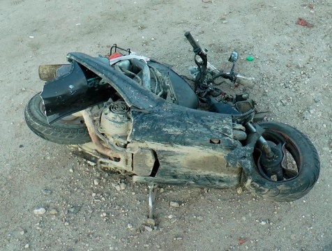 Водитель скутера пострадал при лобовом столкновении с Hyundai